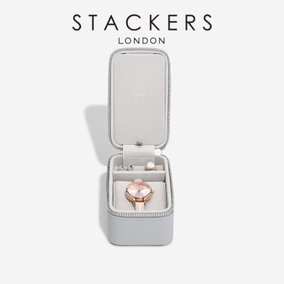 画像1: 【STACKERS】ジュエリー＆ウォッチボックス　トープ   Taupe  76329 トラベル Travel Jewellery & Watch Box   スタッカーズ　イギリス　ロンドン