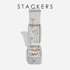 画像11: 【STACKERS】ジュエリー＆ウォッチボックス　ペブルグレイ　Pebble Gray  76330   トラベル　  Travel Jewellery & Watch Box   スタッカーズ　イギリス　ロンドン (11)