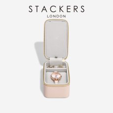 画像1: 【STACKERS】ジュエリー＆ウォッチボックス　ブラッシュピンク　Blush Pink   	76328  トラベル　  Travel Jewellery & Watch Box   スタッカーズ　イギリス　ロンドン (1)