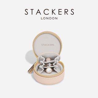 【STACKERS】オイスターボックス Oyster Box トープグレージュ Taupe トラベル ジュエリーボックス スタッカーズ ロンドン UK  - Nature Ave.