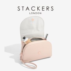 画像2: 【STACKERS】ラップアラウンド メイクアップ バッグ Wrap Around Makeup Bag ブラッシュ ピンク Blush Pink スタッカーズ イギリス ロンドン (2)