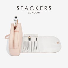 画像1: 【STACKERS】ラップアラウンド メイクアップ バッグ Wrap Around Makeup Bag ブラッシュ ピンク Blush Pink スタッカーズ イギリス ロンドン (1)