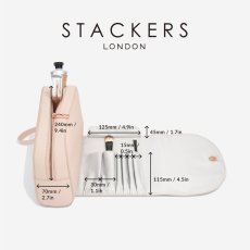 画像11: 【STACKERS】ラップアラウンド メイクアップ バッグ Wrap Around Makeup Bag ブラッシュ ピンク Blush Pink スタッカーズ イギリス ロンドン (11)