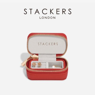 画像2: 【STACKERS】トラベル ジュエリーボックス M  Travel M レッド　Red　トラベルM スタッカーズ  ロンドン　UK