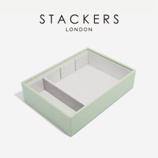 画像14: 【STACKERS】クラシック ジュエリーケース ディープ Deep 4sec セージグリーン Sage Green スタッカーズ (14)