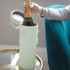 画像14: 【STACKERS】シャンパンボトルバッグ　Champagne Bottle Bag セージグリーンSage Green  スタッカーズ 　ロンドン　UK (14)