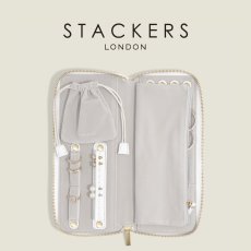 画像1: 【STACKERS】ジュエリーロール Jewellery Roll　ホワイトペブル White Pebble  スタッカーズ　イギリス　ロンドン (1)