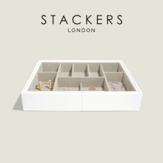 画像1: 【STACKERS】ジュエリースライダー Lサイズ Jewellery Sliders L ホワイト White スタッカーズ イギリス ロンドン (1)