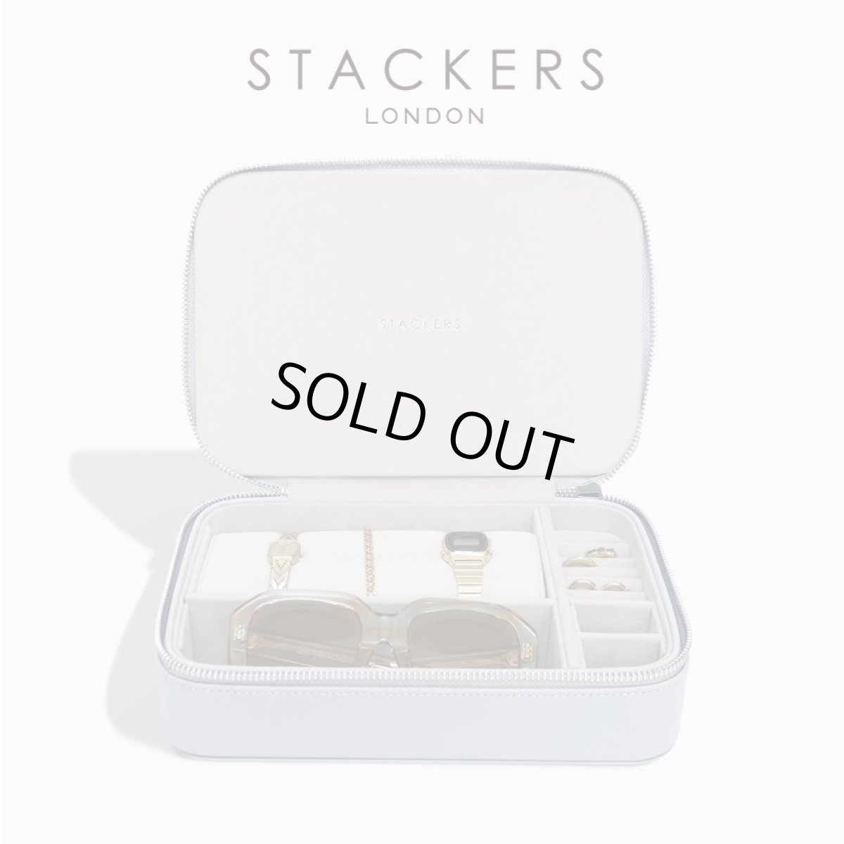 画像1: 【STACKERS】トラベル　ジュエリー＆アクセサリーボックス  ラベンダー Lavender  Travel Jewellery & Accessary Box   スタッカーズ　ロンドン (1)