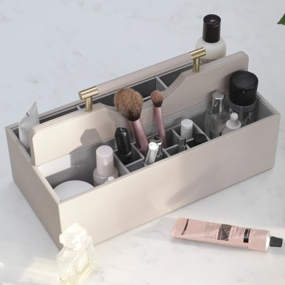 画像2: 【STACKERS】クラシックコスメティックオーガナイザー Classic Cosmetic Organiser トープ グレージュ Taupe スタッカーズ イギリス ロンドン