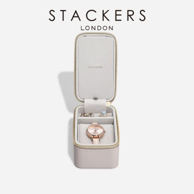 画像2: 【STACKERS】ジュエリー＆ウォッチボックス　ペブルグレイ　Pebble Gray  76330   トラベル　  Travel Jewellery & Watch Box   スタッカーズ　イギリス　ロンドン