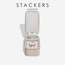 画像1: 【STACKERS】ジュエリー＆ウォッチボックス　トープ   Taupe  76329 トラベル Travel Jewellery & Watch Box   スタッカーズ　イギリス　ロンドン (1)