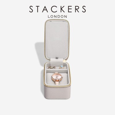 画像2: 【STACKERS】ジュエリー＆ウォッチボックス　ペブルグレイ　Pebble Gray  76330   トラベル　  Travel Jewellery & Watch Box   スタッカーズ　イギリス　ロンドン