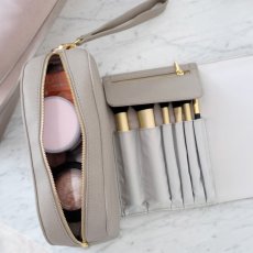 画像13: 【STACKERS】ラップアラウンド メイクアップ バッグ Wrap Around Makeup Bag トープグレージュ Taupe スタッカーズ イギリス ロンドン (13)