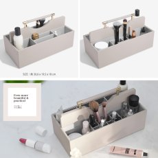 画像4: 【STACKERS】スーパーサイズコスメティックオーガナイザー　Supersize Cosmetic Organiser トープ グレージュ Taupe スタッカーズ イギリス ロンドン (4)