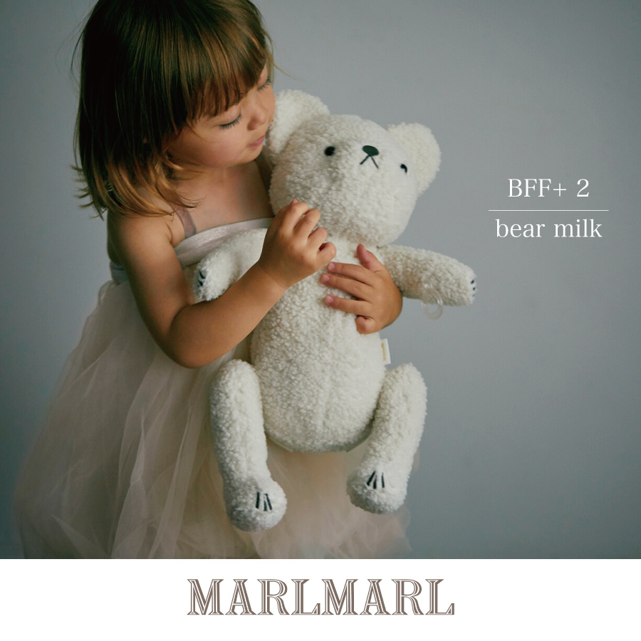 ぬいぐるみ　bear　Nature　MARL　MARL】マールマール　milk　リュック　BFF+　多機能　Ave.