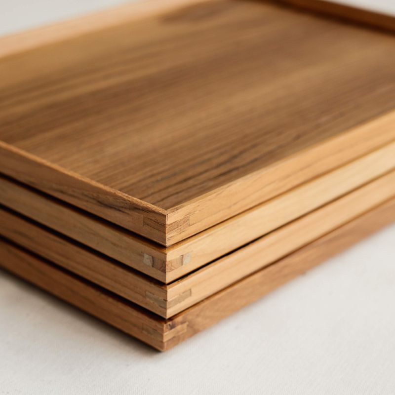 TEAK WOOD】スタックトレー XL 42ｃｍ チーク Stack tray Nature Ave.