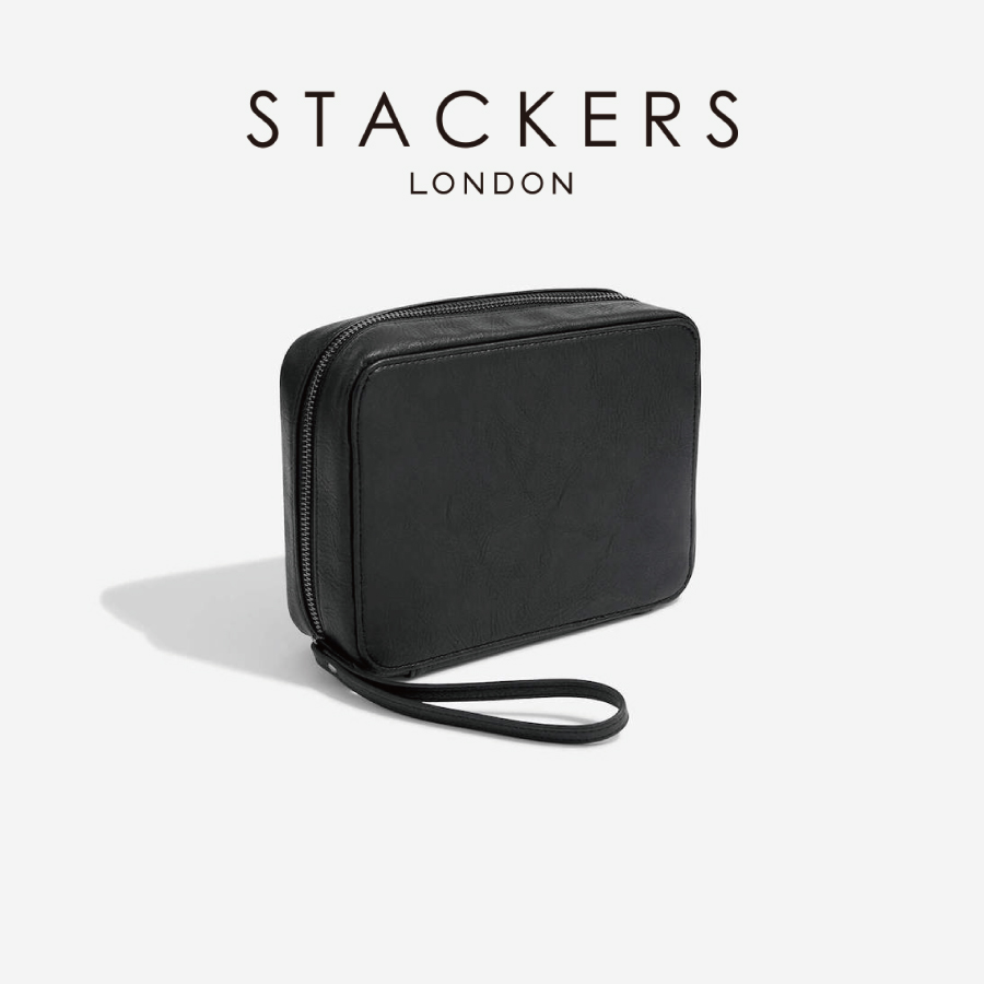 【STACKERS】ケーブル収納バッグ Cable Tidy　メンズブラック Men's Black スタッカーズ